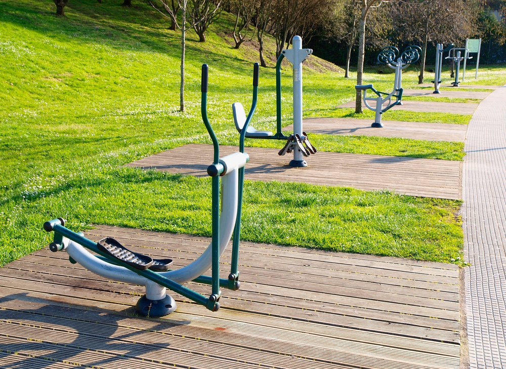 Planned community exercise park in Delacombe